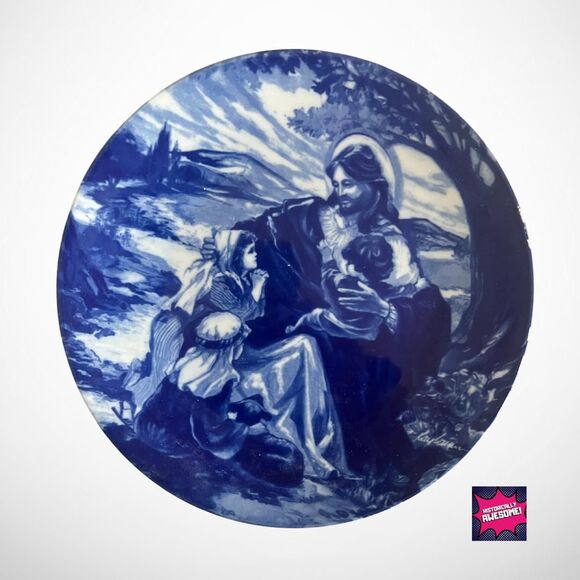 Set of 4 1991–1994 Religious Porcelain Plates - Avon Fine Collectibles - Picture 2 of 9